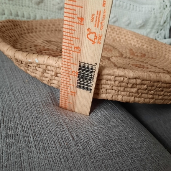 Seagrass woven round tray or wall hanging - Picture 8 of 8